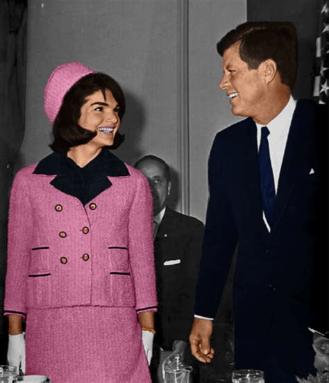 purple chanel suit|jackie kennedy funeral dress.